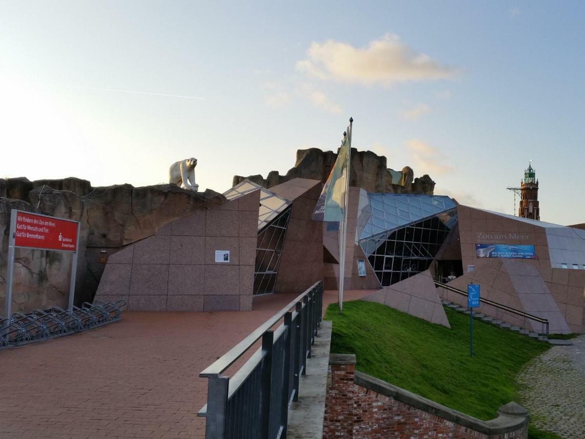 Ferienwohnung Koralle - Am Wasser Bremerhaven Buitenkant foto